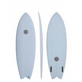 Buy the Elemnt Twin Fish 6ft 0in Sky Surfboard Online Now