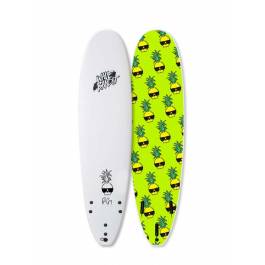 Buy the Wave Bandit Easy Rider 7ft 0in White Lime Surfboard Online