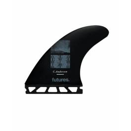 Buy the Futures Ando Blackstix 3.0 L Black Surfboard Fins Online