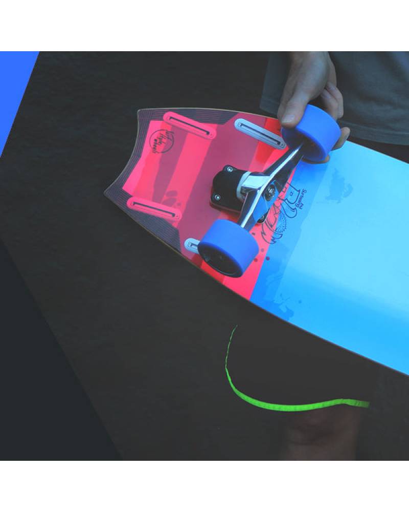 The Diamond Surfboard Series Skateboard - Orange