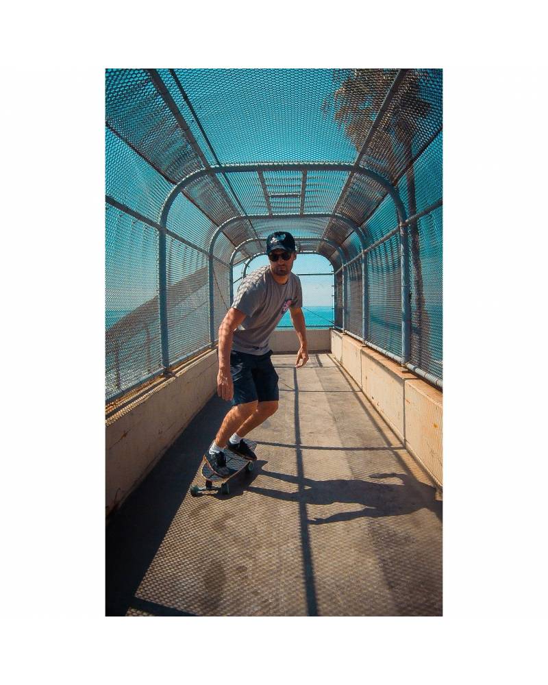 The Diamond Surfboard Series Skateboard - Orange