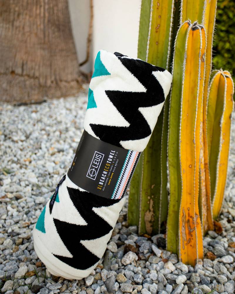 LEUS Villa Royale XL Beach Towel rolled up