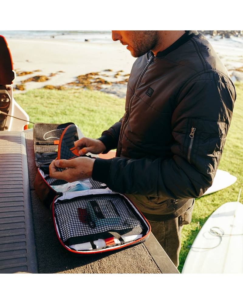 Buy the Ocean and Earth Fin Case Black Online Now | Boardcave USA