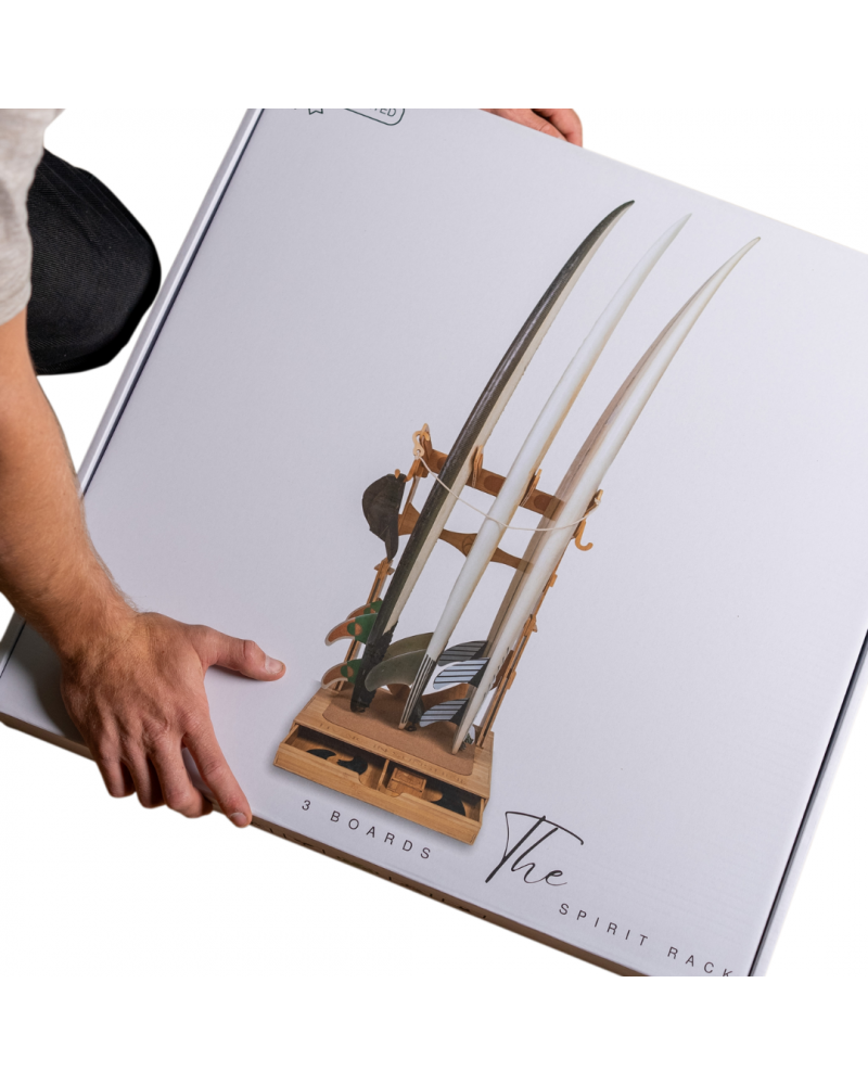 Lls Rack Buy the LISS Spirit Rack 3 Board Natural Online Now | Boardcave USA