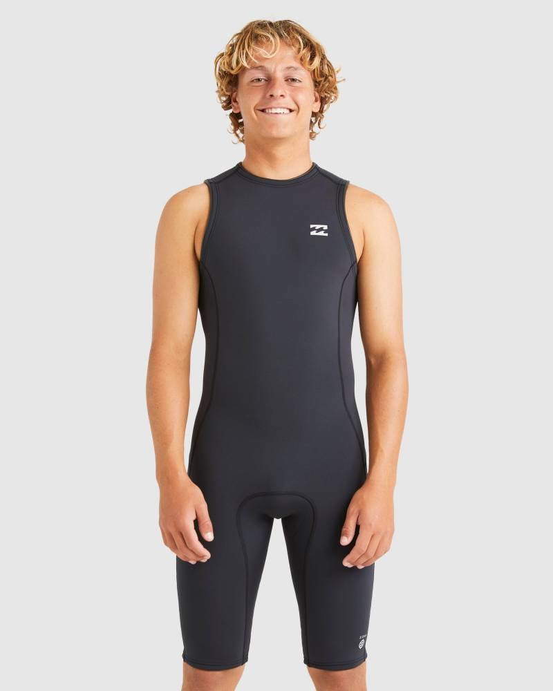 Buy the Billabong Mens 2/2mm Absolute FL Black Springsuit Online