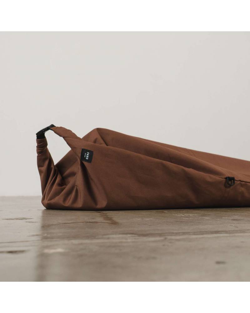 Seal Brown Canvas Surfboard Bag