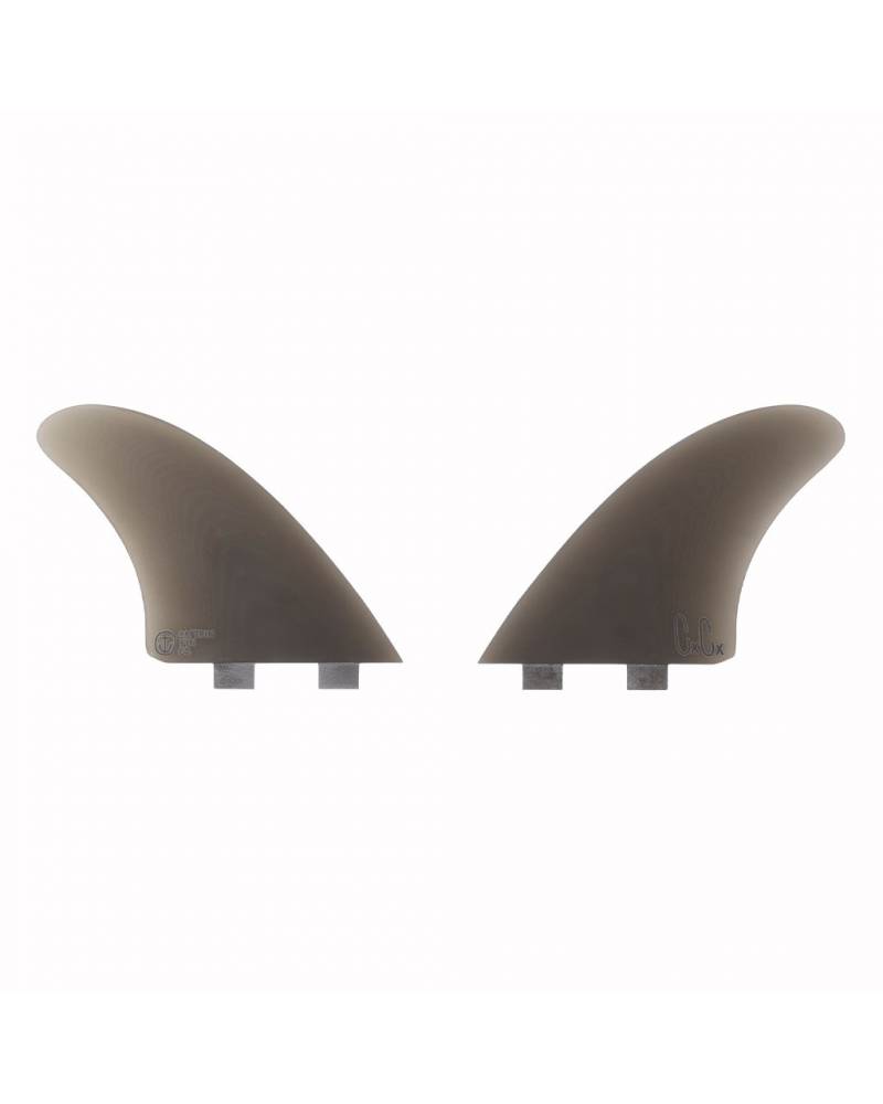 Captain Fin Co Christenson Twin - Smoke - FCS Surfboard Fin