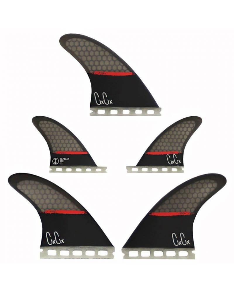 Captain Fin Co Christenson Splatter 5-Fin - Futures - M Surfboard Fin