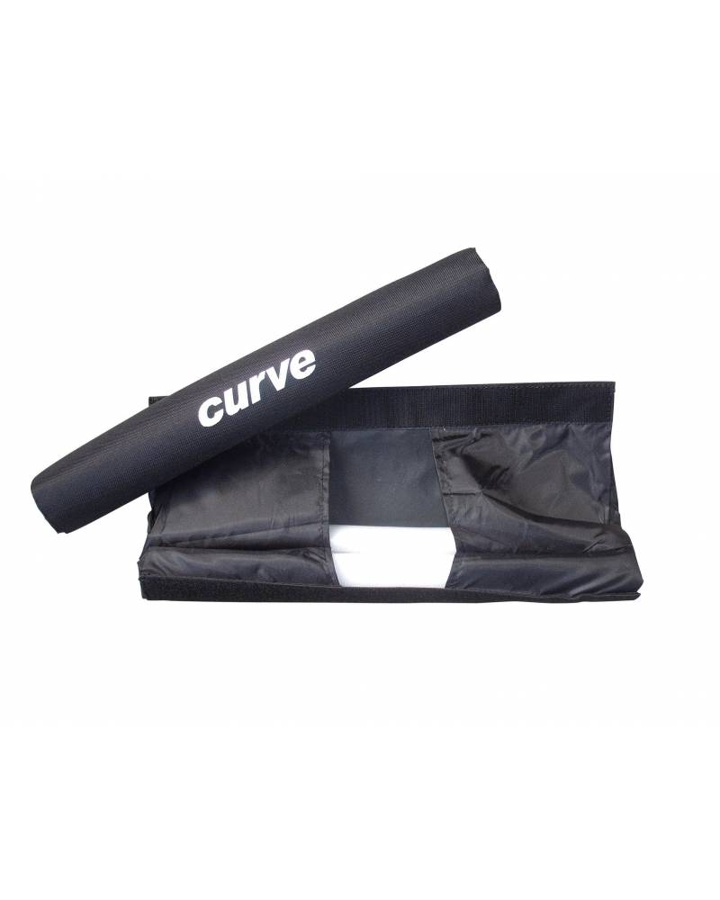 Curve Roof Rack Pads Round - Black - Single 17" open