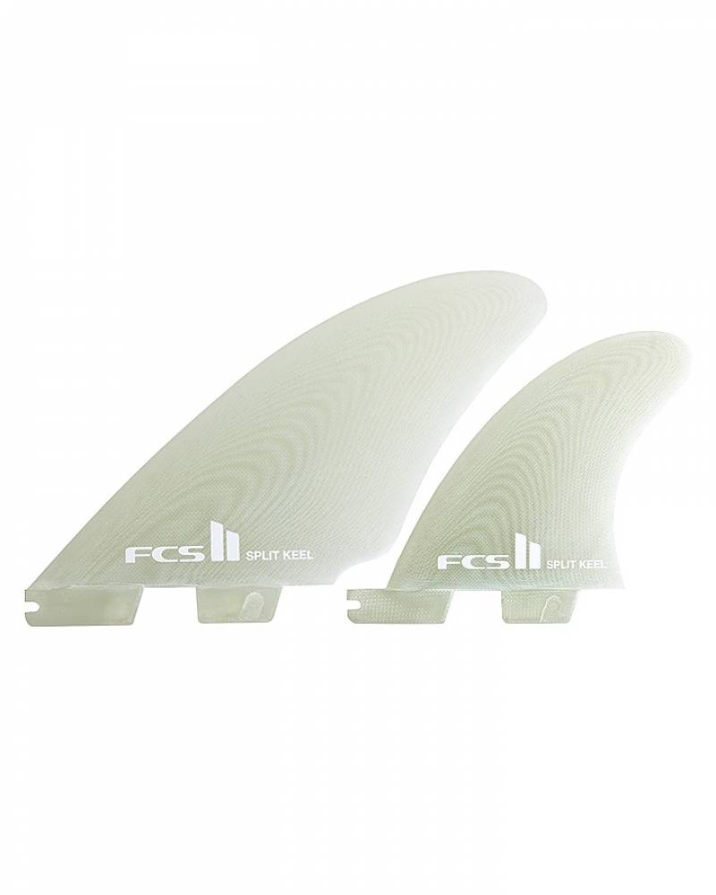 Buy the FCS PG Split Keel Quad XL Clear Fins Online Now