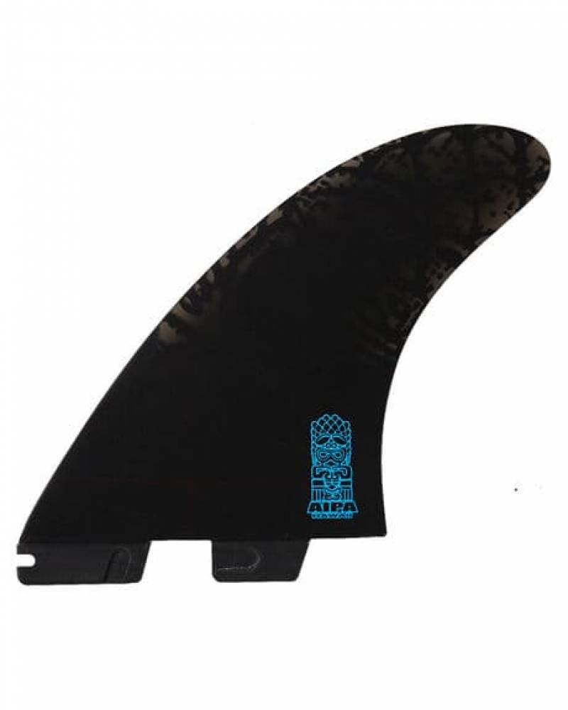 FCS II AIPA Twin➕1 PG Buy the FCS Aipa PG Twin + 1 XL Black Surfboard Fin Online Now