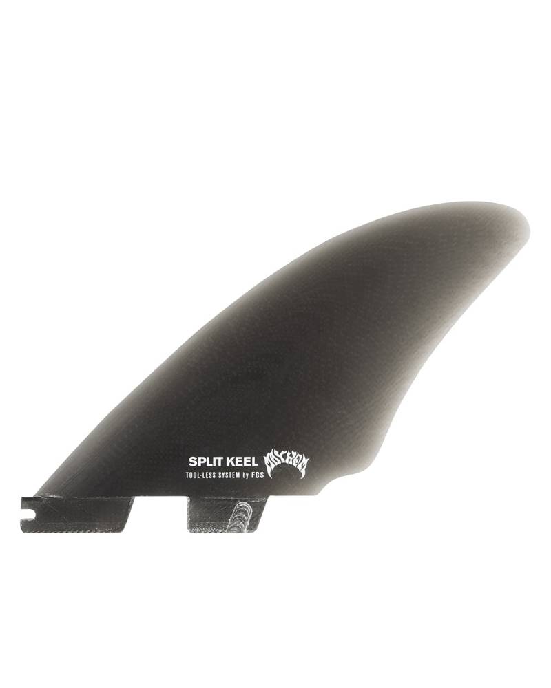 Buy the FCS Matt Biolos Split Keel Quad Fin M Smoke Online Now