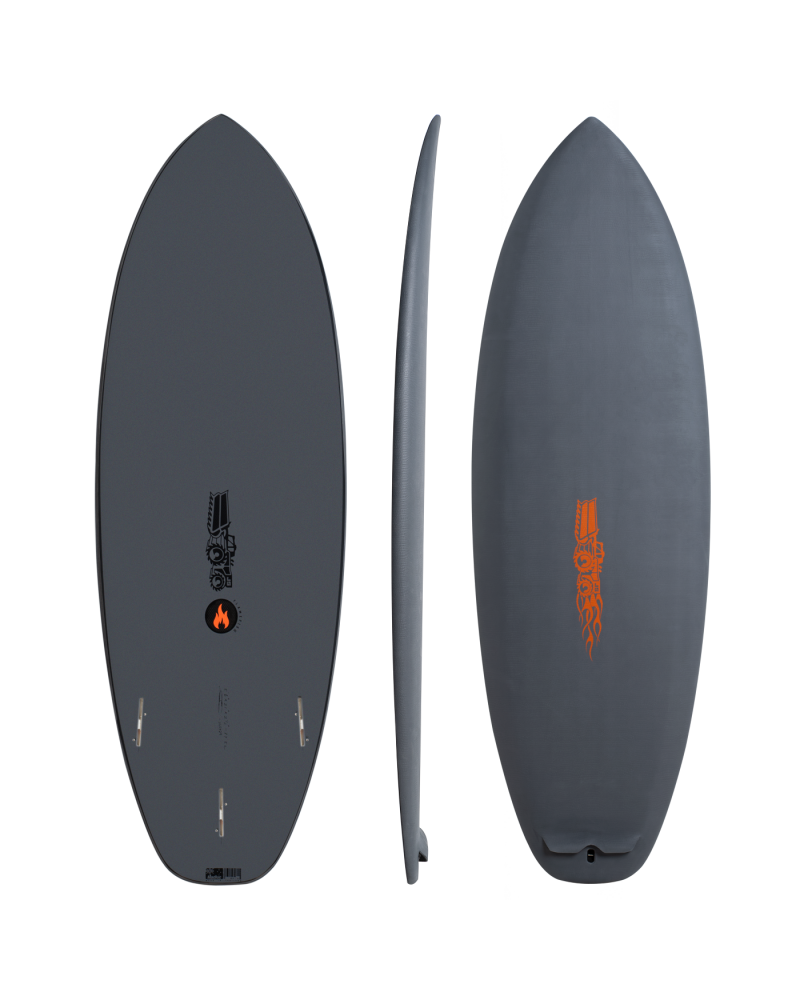 Buy the JS Industries Flame Fish 5ft 8in Gray Softboard Online Now