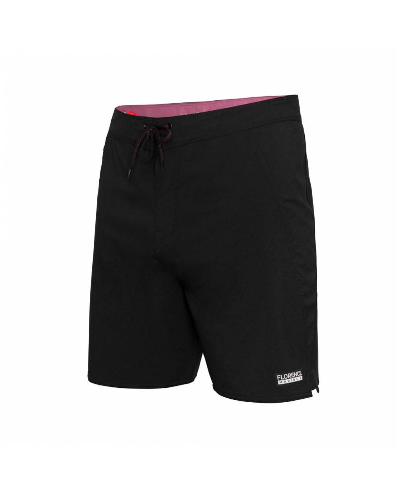 Florence Marine X Solid Boardshort - Black  