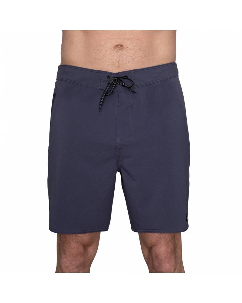 Florence Marine X Solid Boardshort - Indigo on model front