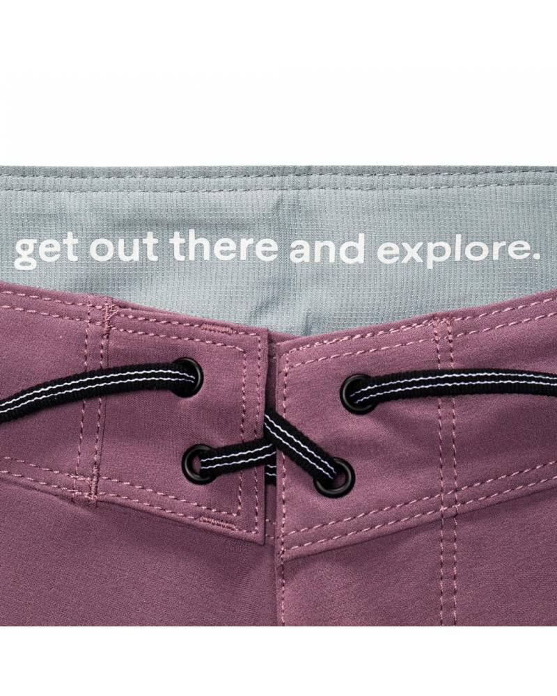 Florence Marine X Block Boardshort - Mauve closure