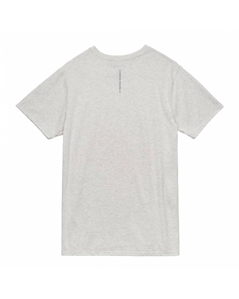 Florence Marine X Burgee Recover Pocket T-Shirt - Light Heather Grey back
