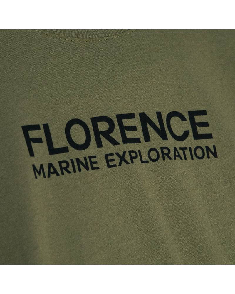 Florence Marine X Marine Exploration T-Shirt - Burnt Olive design style