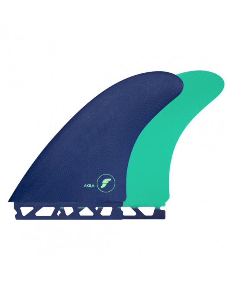 Buy the Futures Akila Aipa Twin Fin Set L Blue Online Now