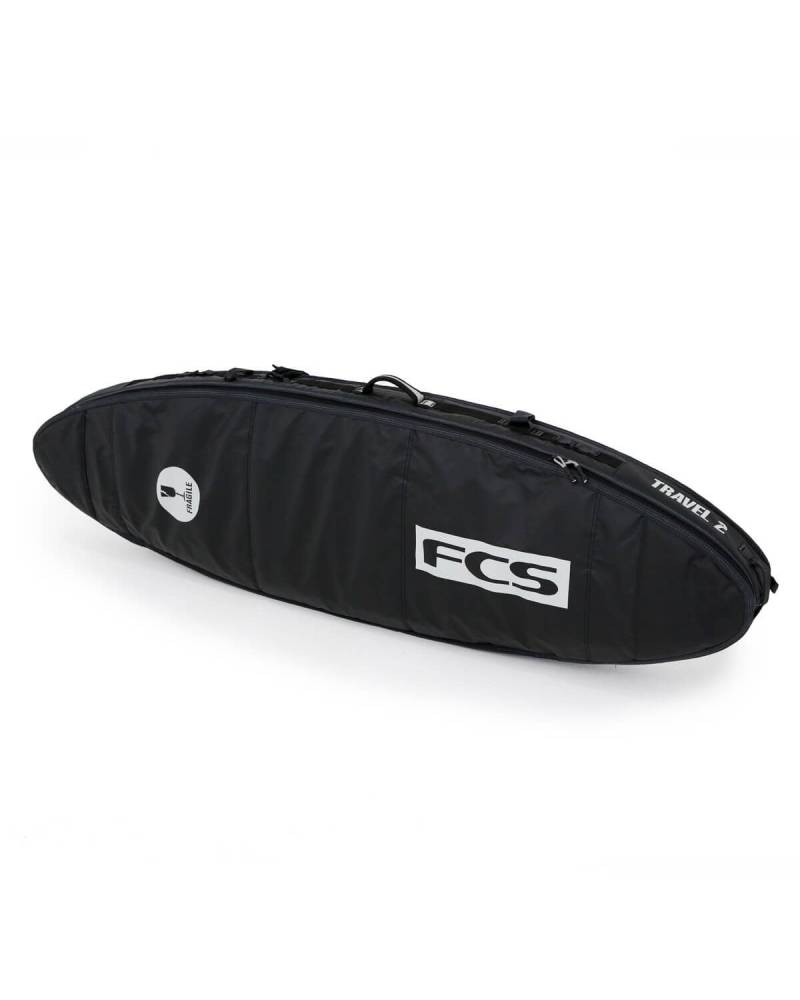 Buy the FCS Travel 2 All Purpose Surfboard Bag Grey Online Now