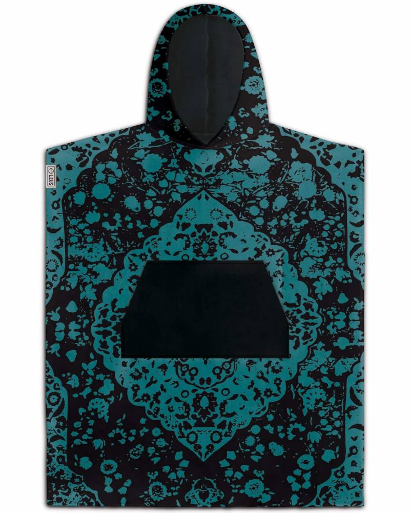 LEUS サーフポンチョ Conner Coffin Large Buy the LEUS Towels Conner Coffin Eco Poncho Blue Online Now