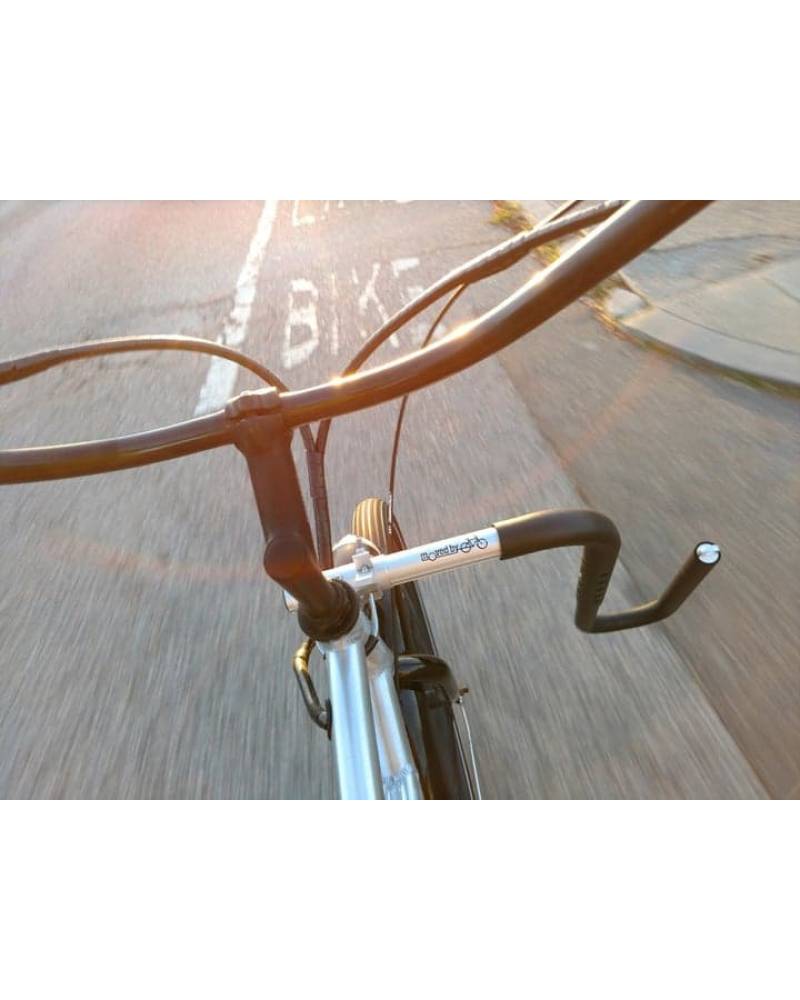 moved by bikes surfboard bike rack - front mount close up