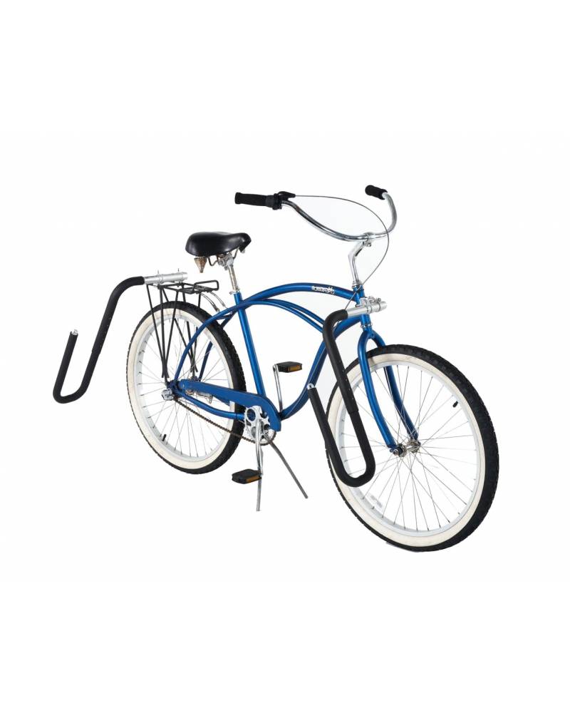 moved by bikes mbb surfboard bike rack - longboard rear rack