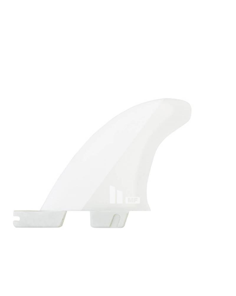 Buy the FCS Mick Fanning Twin + 1 XL White Fins Online Now