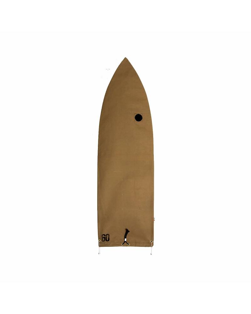Ola Canvas Shortboard Surfboard Bag - Brown