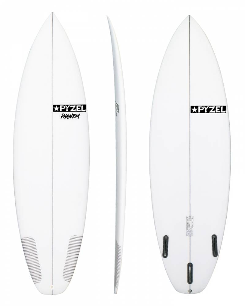 Buy the Pyzel Phantom GROM 5ft 0in White Surfboard Online