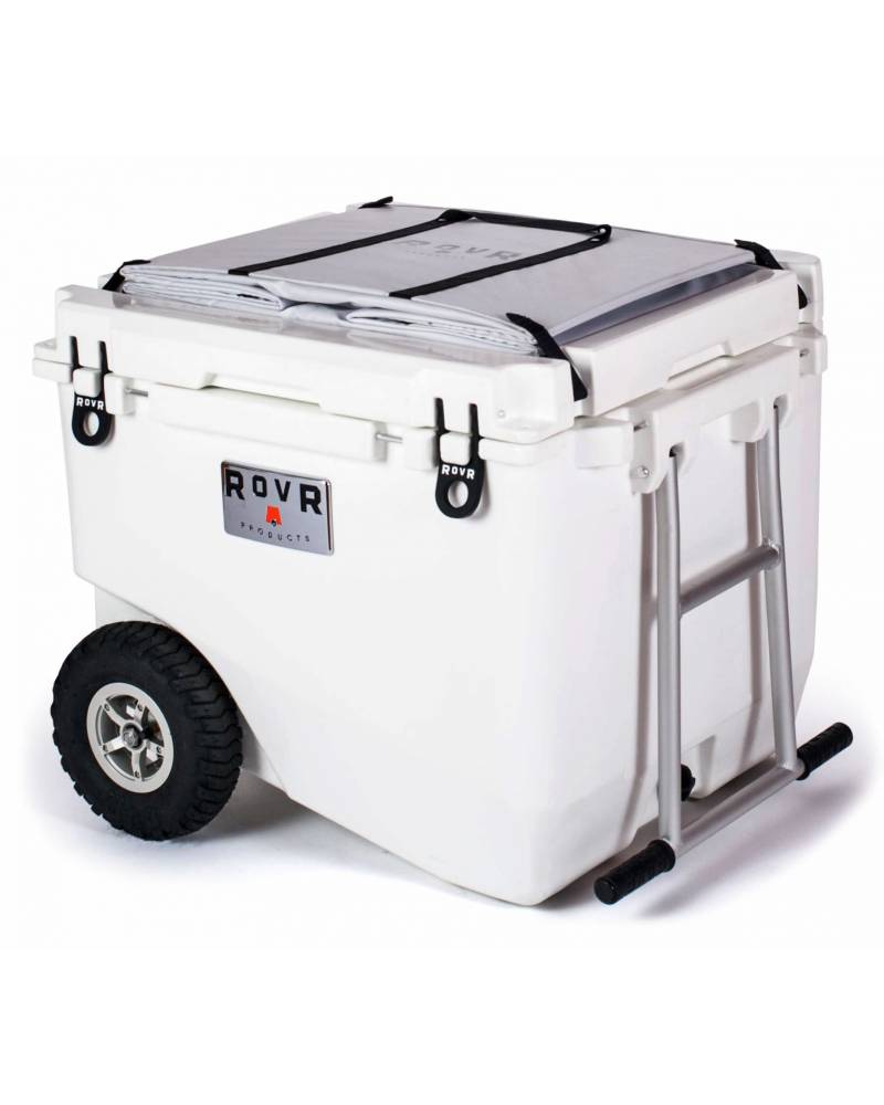 ROVR RollR 80 Cooler - Powder without bag front right angle