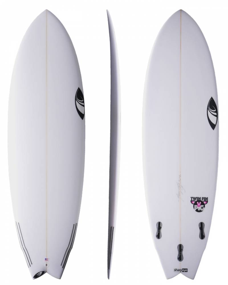 Buy the Sharp Eye Twin Fin Pig Surfboard Online Now | Boardcave USA