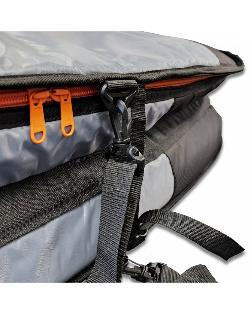 Buy the Stay Covered 6ft 6in - 7ft 6in Silver Surfboard Bag