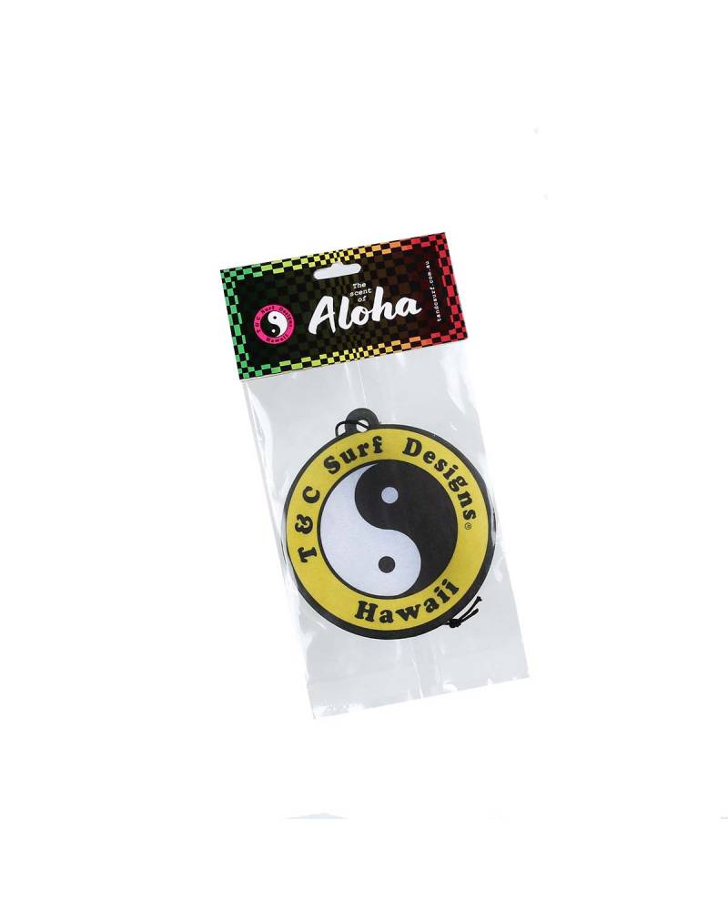 T&C Surf Air Freshener Yellow  - coconut scented