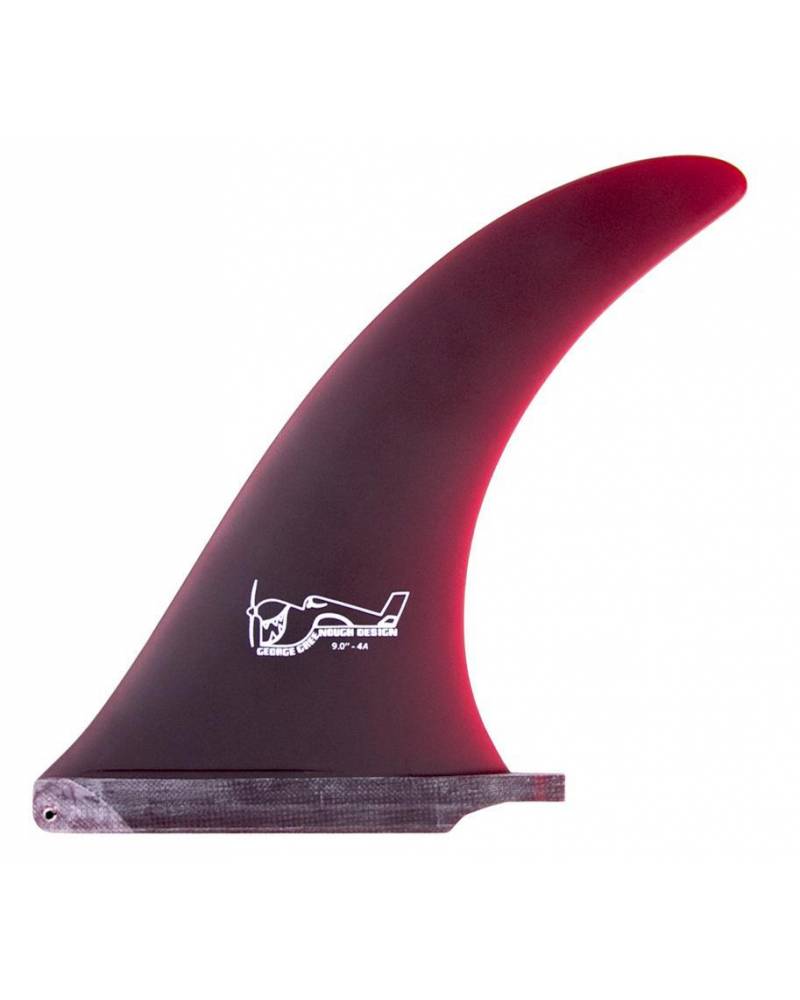 True Ames Greenough 4A 7" Longboard Fin - Red 