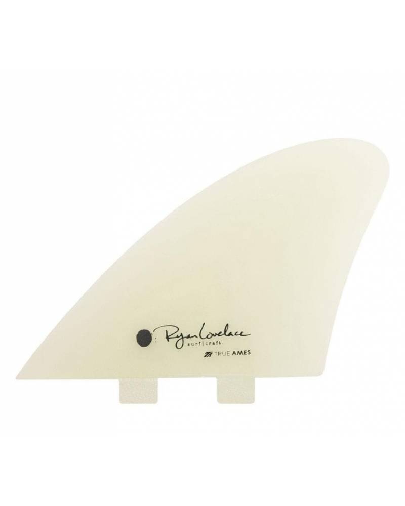 True Ames Lovelace Keel Surfboard Fins - Clear (FCS)