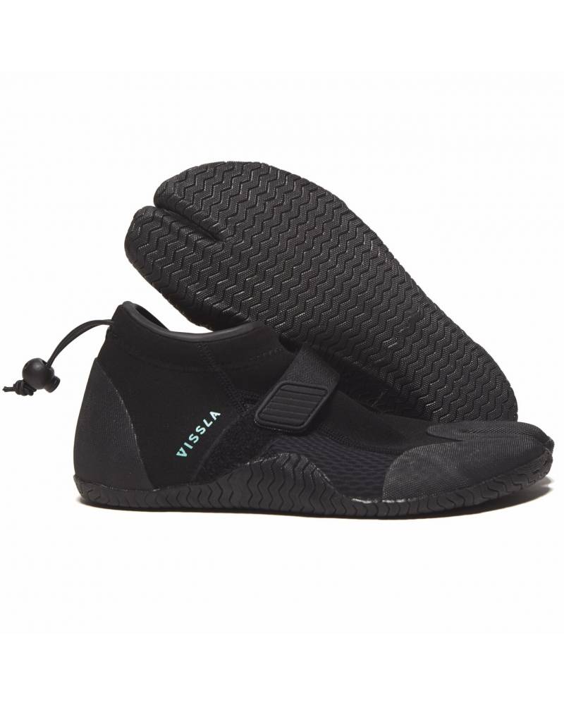 7 Seas 2mm Reef Bootie - Black - 6