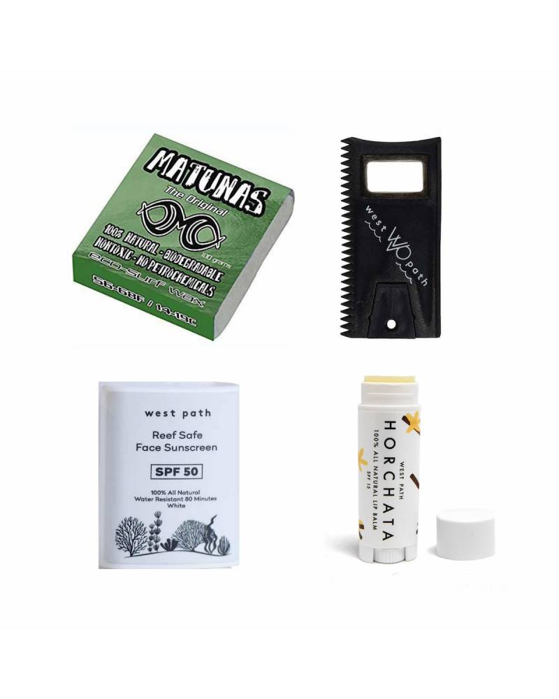 West Path Surf Essentials Kit - Canvas contents