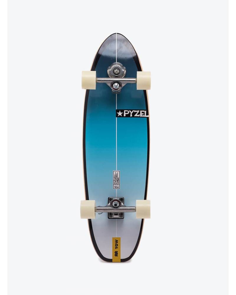 Buy the YOW x Pyzel Shadow 33.5in Blue Surfskate Online Now