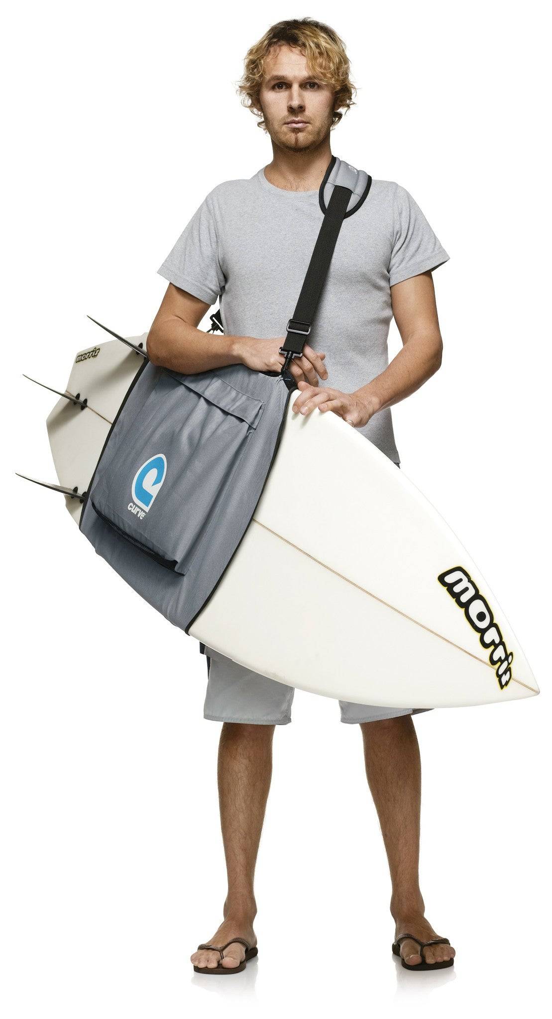 Buy the Curve Surfboard Sling Grey Online Now | Boardcave USA