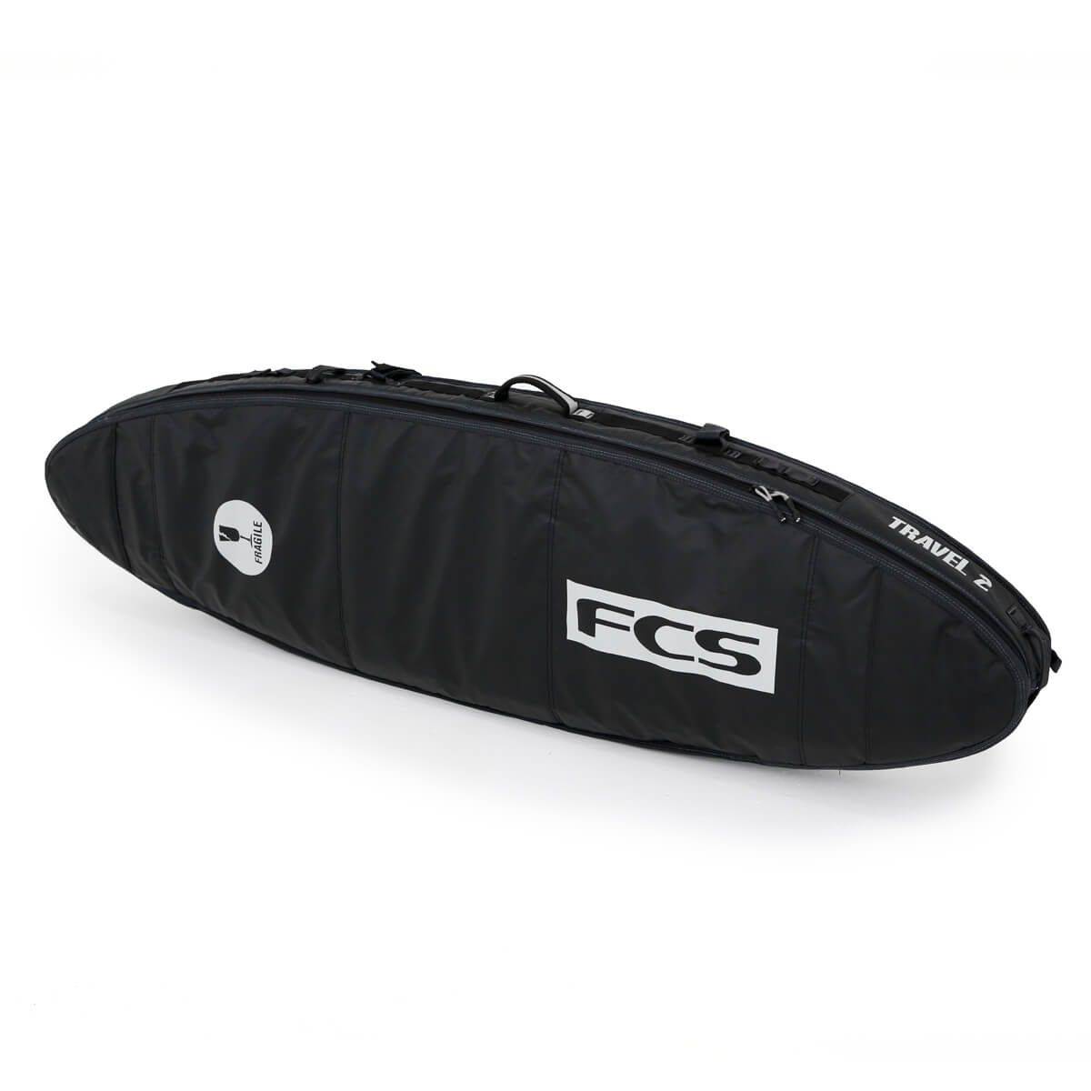 Buy the FCS Travel 2 All Purpose Surfboard Bag Grey Online Now