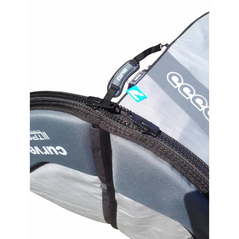 Curve Boost Travel Retro Surfboard Bag tail