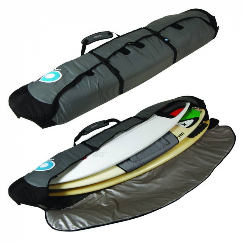 Curve Overstayer Multi-Surfboard Travel Coffin Bag (1-3) composite cover