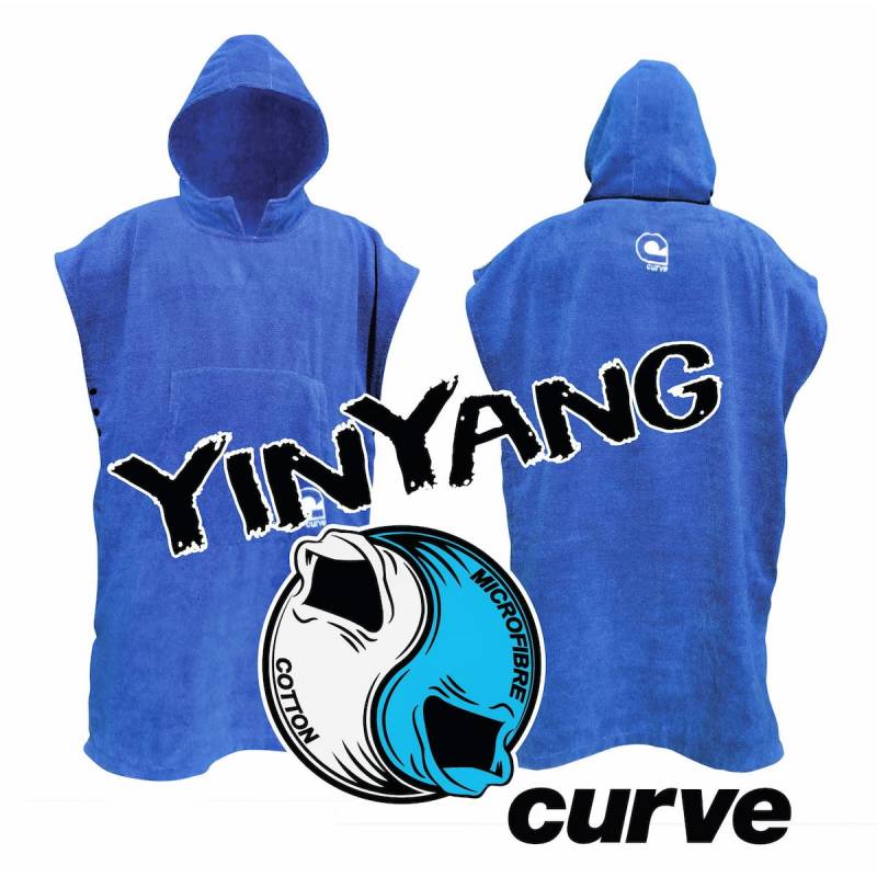 Curve YinYang Surf Poncho Towel Yingyang