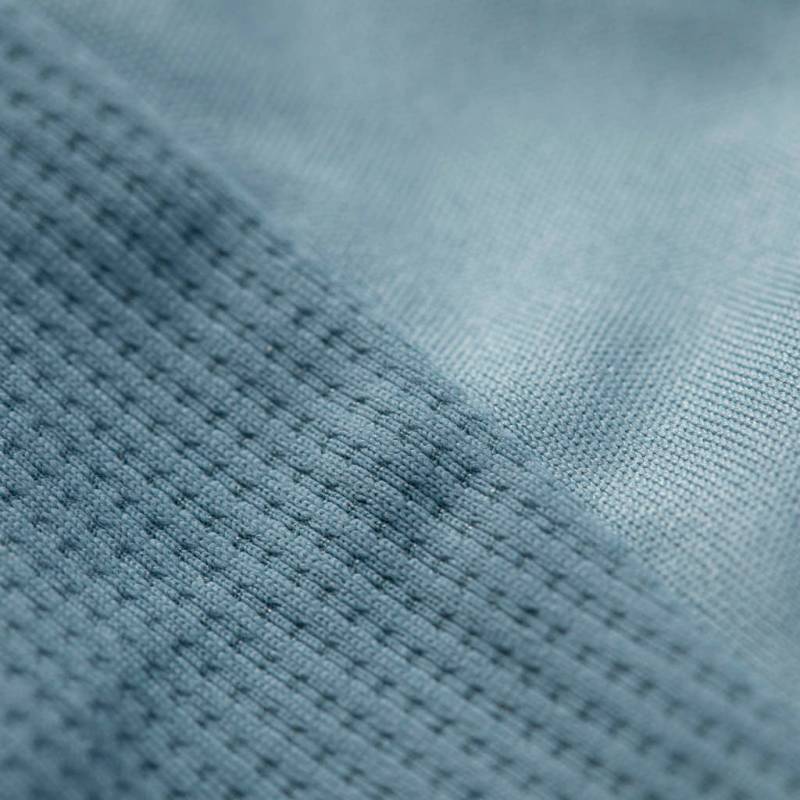 Florence Marine X Long Sleeve UPF Shirt - Steel Blue fabric