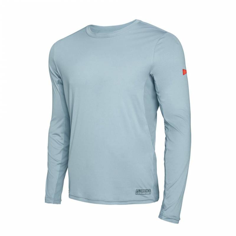 Florence Marine X Long Sleeve UPF Shirt - Steel Blue front