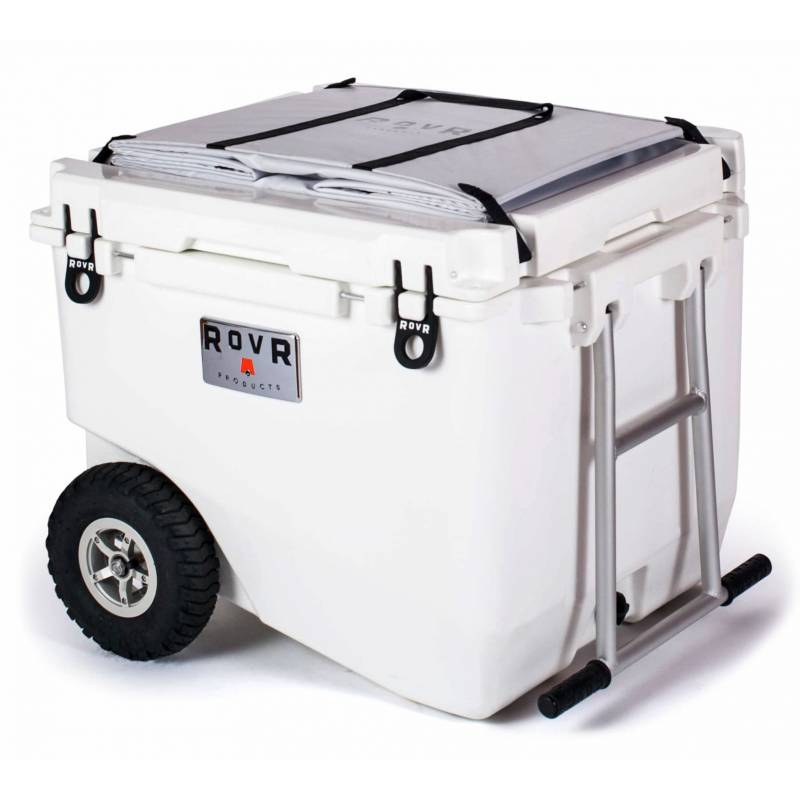 ROVR RollR 80 Cooler - Powder without bag front right angle