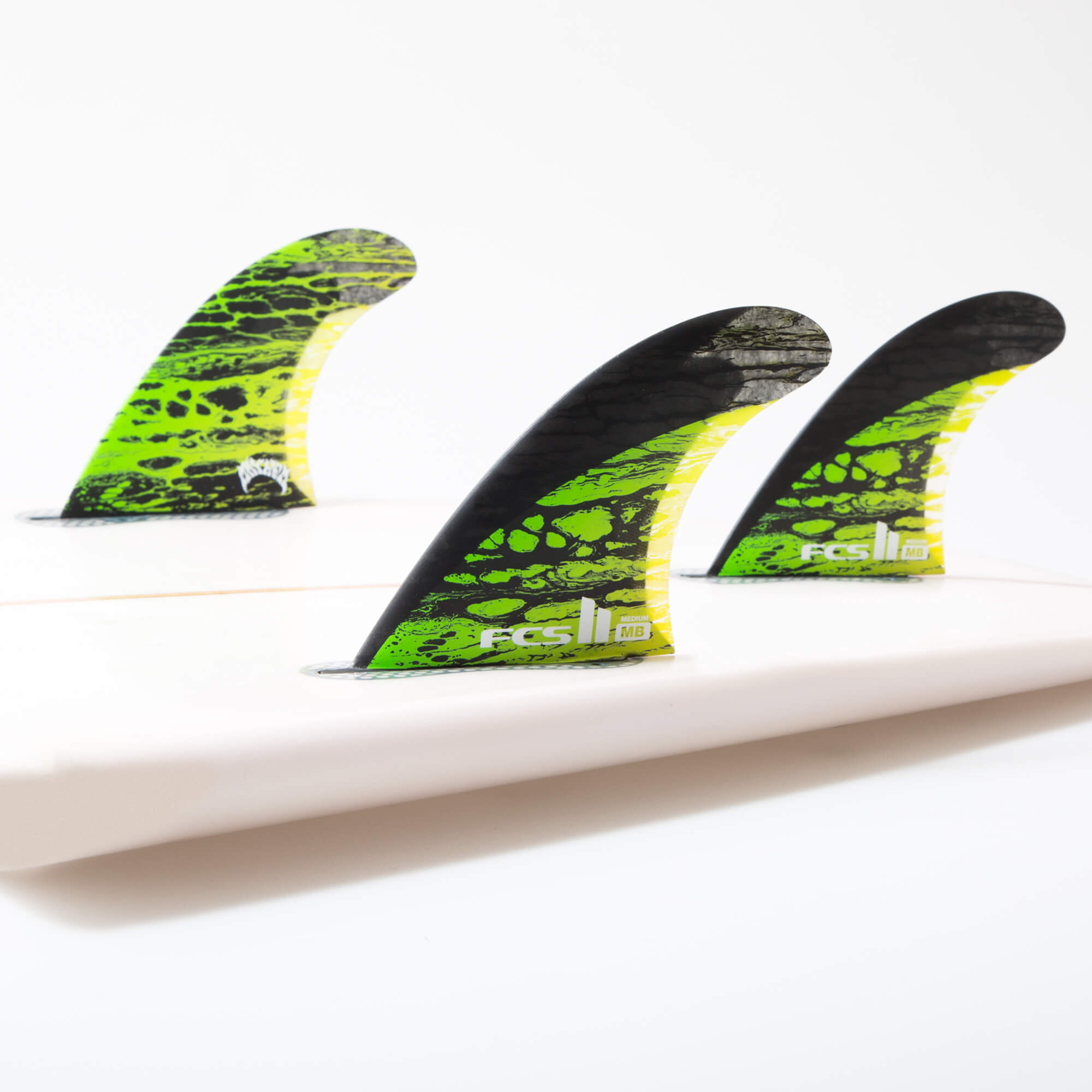 Buy the FCS Matt Biolos PC Carbon Tri-Quad Fins Online Now | Boardcave