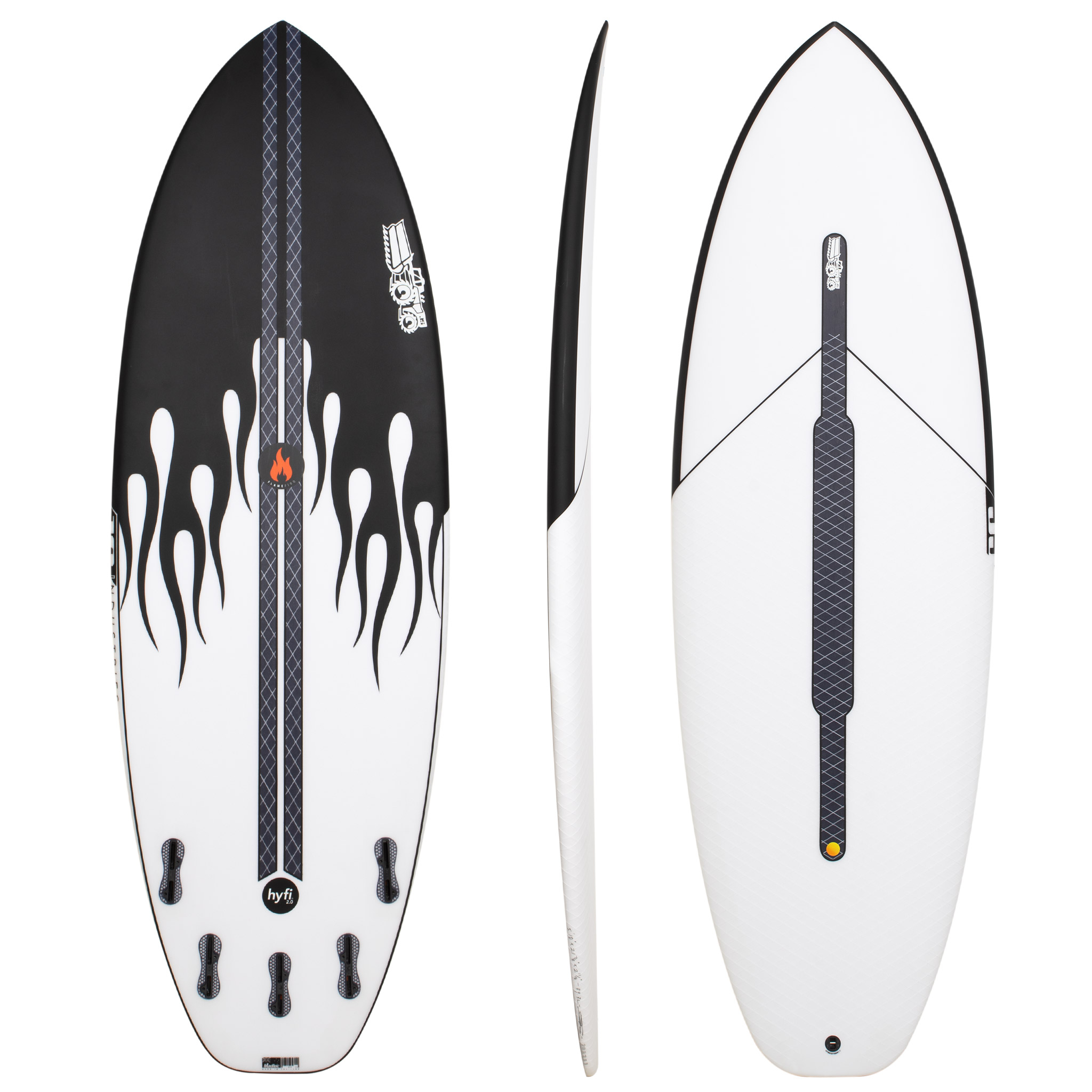 JS FLAME FISH 5’4 フレームフィッシュ　5フィン Buy the JS Industries FLAME FISH HYFI 2.0 Online Now | Boardcave