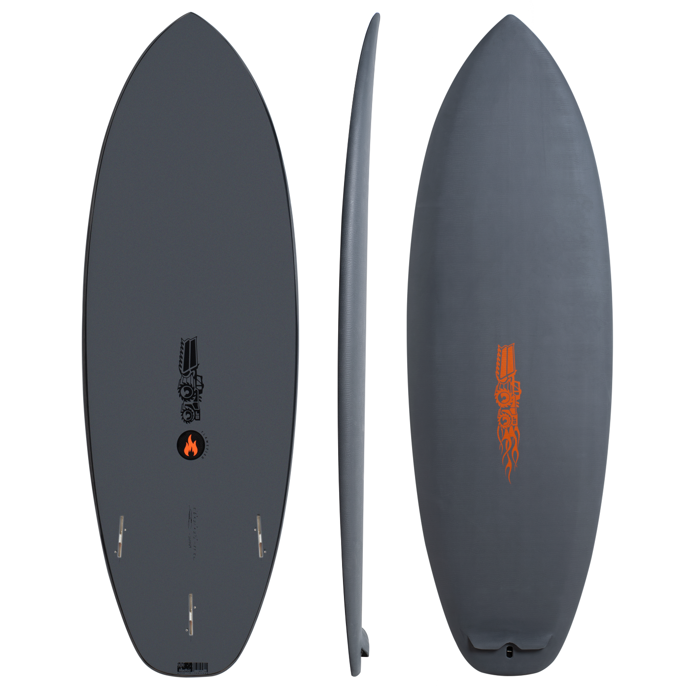 Buy the JS Industries Flame Fish Softboard Gray Online Now | Boardcave